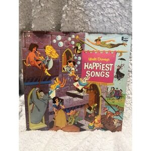 VINTAGE Walt Disney's Happiest Songs‎ Collector's LP Record Vinyl 1967